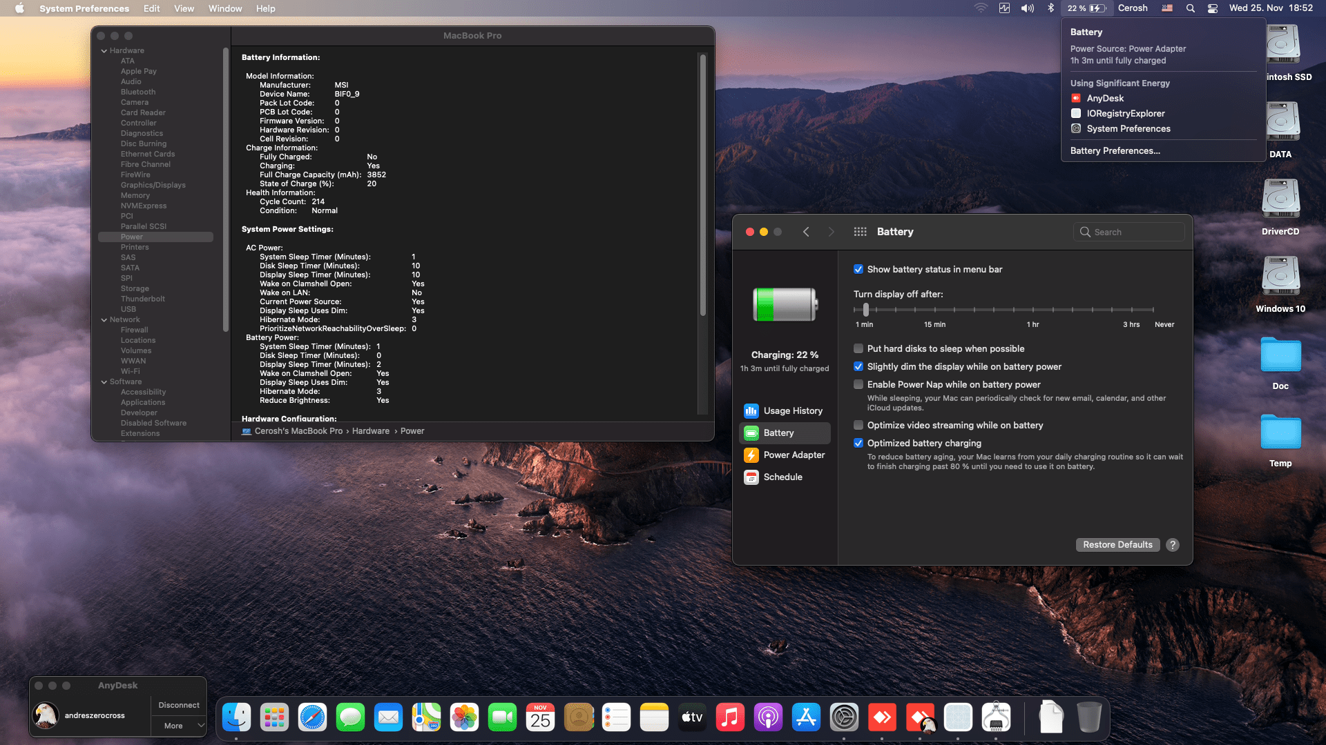 MSI GL63 8SE 071 [CoffeeLake   Intel UHD 630 + RTX 2060]   OpenCore 6